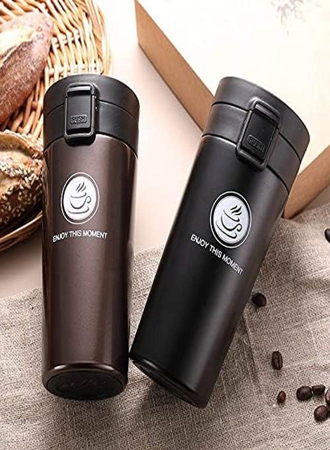 Wosta Coffeemate 380ml Insulated Travel Coffee Mug with Lid, Stainless Steel Double-Wall Vacuum Mug for Hot & Cold Drinks, Compact Reusable Tea & Coffee Cup - Image 5